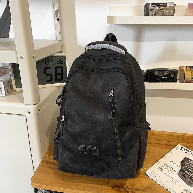 School bag new trend college student couple casual backpack style versatile youth student backpack