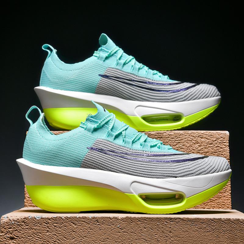 Jogging Shoes Running Shoes Athletic Ventilated Marathon Man Antislip Sneaker Board Carbon Light Women'S Cushioned Air