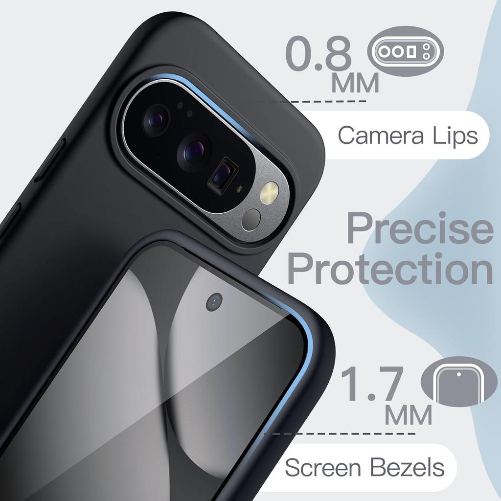 Fashion Solid Colour Shockproof Protective Liquid Silicone Phone Case For Google Pixel 10 9 8 ProXL Pro 10A/9A/8A