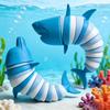 Kloubová hračka do ruky se žraločím stresem, hračka pro smyslové nervy pro dospělé a děti, psací stolní hračka pro úlevu od tlaku a úzkosti
