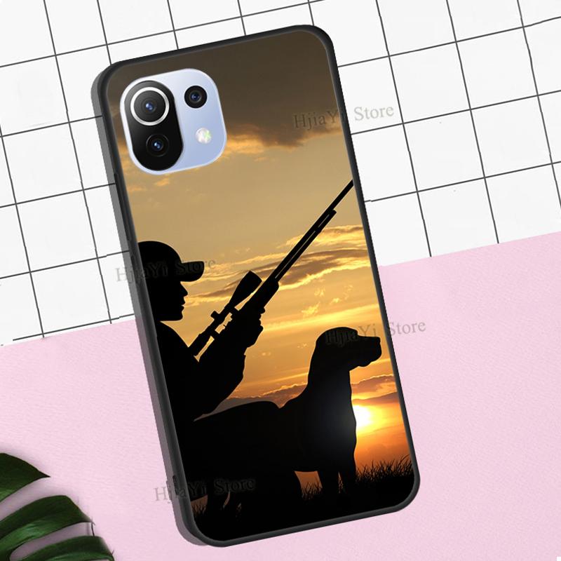 Vogel Ente Jagd Sonnenuntergang Für Xiaomi Mi 11 Ultra 9T 10T Pro Note 10 Lite Hülle Für POCO X3 Pro M3 F2 F3 Handyhülle