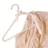 5 Pezzi 15,7 pollici Appendiabiti Per Adulti con Perle Fiocco Sposa Appendiabiti Durevole Mollette Organizer Elegante Mollette Appendiabiti per Abito da Sposa