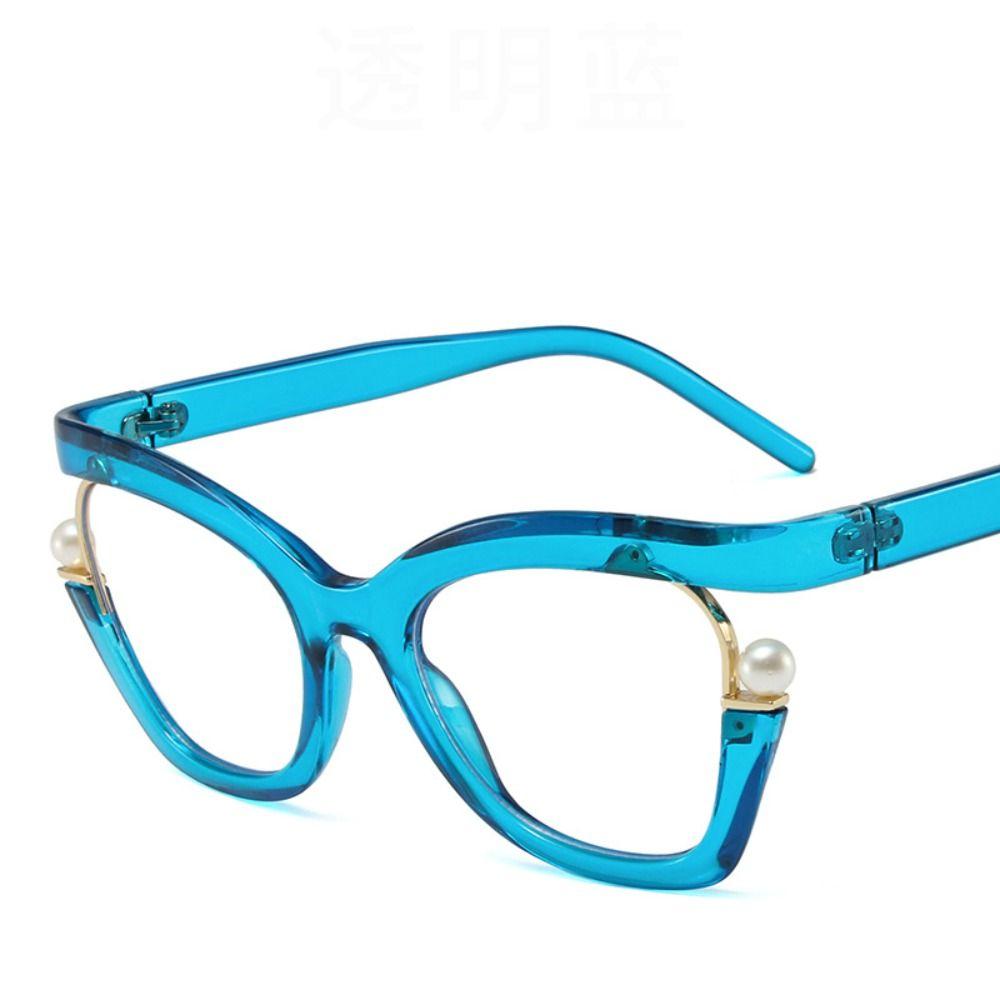 Computer Eyewear Cat Eye Rainbow Women Sunglasses Luxury Vintage Summer Glasses Fashion Trendy Anti-Blue Light Spectacles Selfie