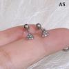 1Pair Ear Piercing Tragus Cartilage Dangle Earrings Helix Conch Rook Lobe Stud Ear Studs Body Jewelry