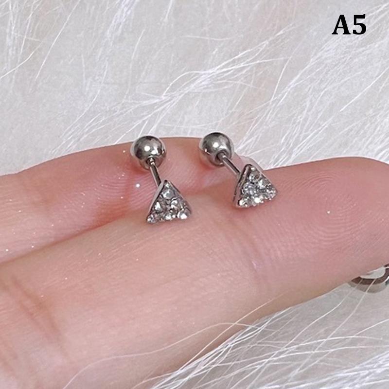 1Pair Ear Piercing Tragus Cartilage Dangle Earrings Helix Conch Rook Lobe Stud Ear Studs Body Jewelry
