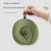 Portable Breathable Fabric U-shaped Pillow Foldable With Storage Bag Travel Pillow Slow Rebound Headrest Business