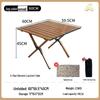 Portable Carbon Steel Foldable Picnic & Camping Table