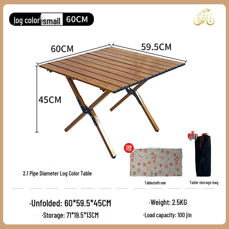 

Portable Carbon Steel Foldable Picnic & Camping Table