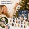 Advent Calendar with 2D Flat Acrylic Hanging Ornaments, Theme, Days