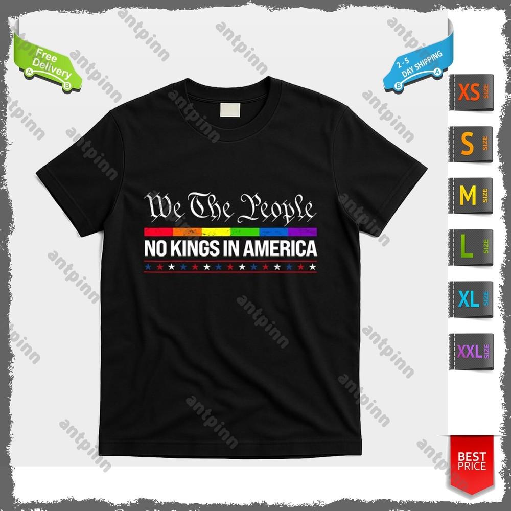 No Kings In America We The People Political T-Shirt Unisex Unisex T-Shirt S