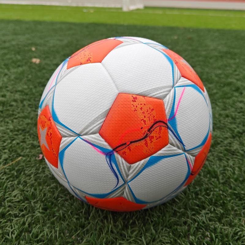 New Game Training Football Youth Adult Hot Bonding 5 Ball Pu Wear-Resistant Explosion-Proof Football