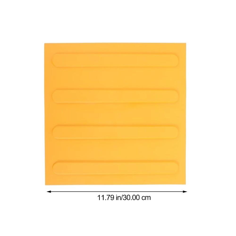 PVC Blind Road Brick Durable Tactile Paving Safety Navigation Tiles Guide Bricks For Roadway Pathway Street Sidewalk