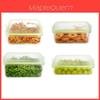 Spacious Square Vacuum Food Storage Container Perfect For Fridge Or Pantry