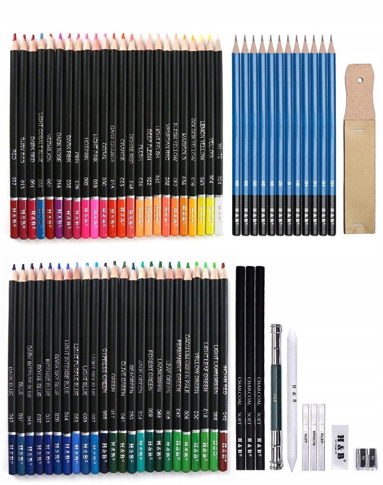 Artistiq Professional Sketch Drawing Coloring Set as a Gift 96in1