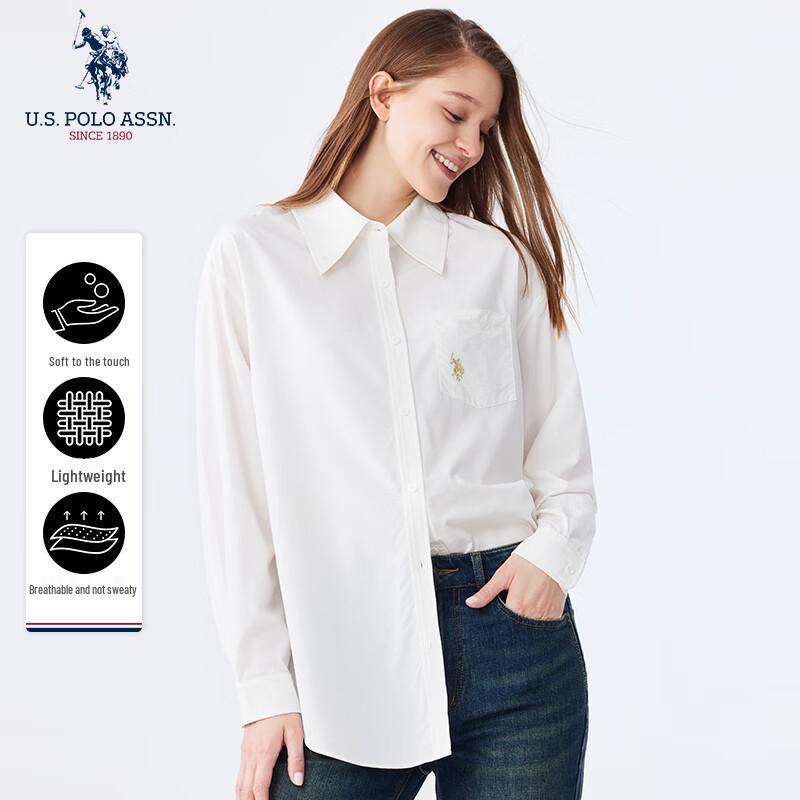 

U.S. POLO ASSN. Women s Long-Sleeve Non-Iron Commuter Shirt XL