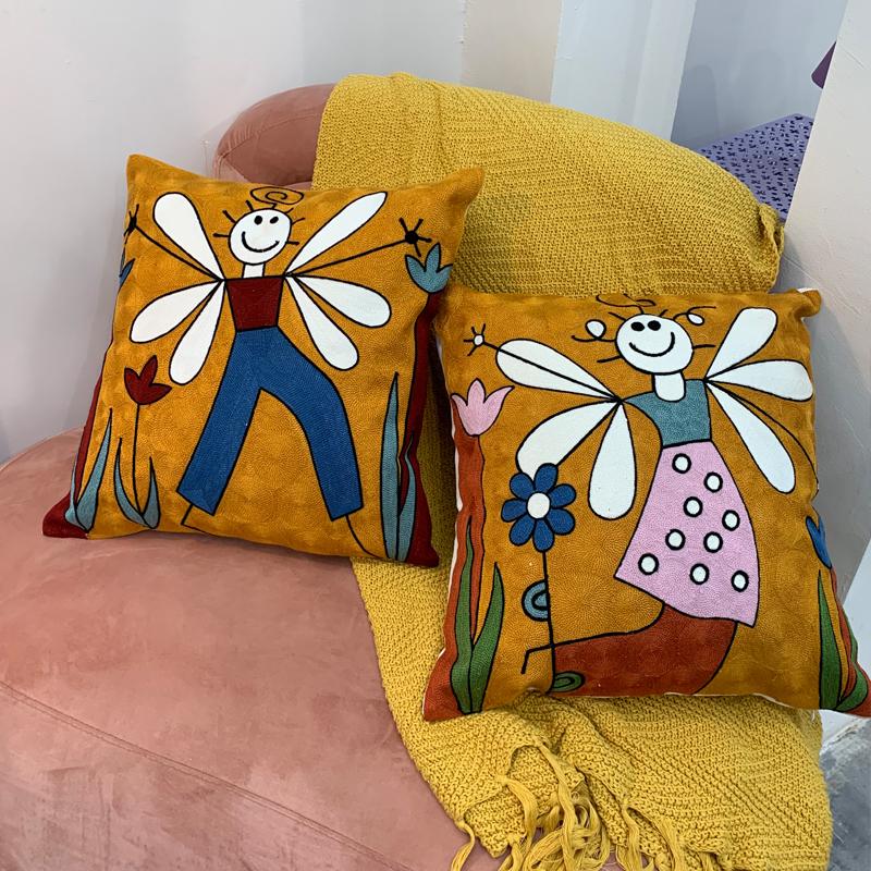 New Style Cushion Cover Picasso Embroidered Decorative Throw Pillowcases Abstract Creative Decoration For Home Sofa Car Covers