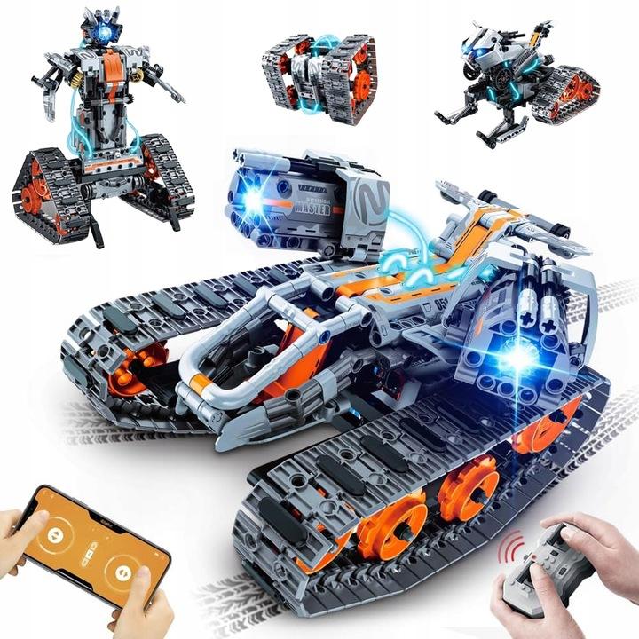4W1 Programowalny Robot Duży Zestaw Konstrukcyjny I Pilot Kontrola 724 Szt