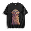 Cool Golden Retriever T-Shirt - Sunglasses Dog Design Unisex Tee