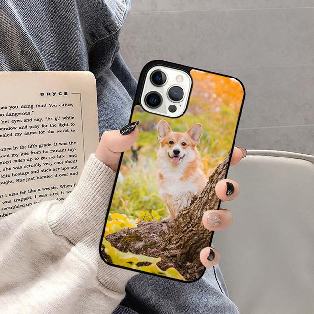 Cute Corgi Dog Phone Case Back Cover for iPhone 17 Air 16 15 14 13 11 12 Pro Max PlusS Shell Coque