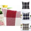Lattice Cotton Linen Throw Pillow Case Cushion Cover With Premium Quality Material