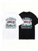 Colorful Retro Ice Cream Food Truck Graphic Tee Sizes‑5xl