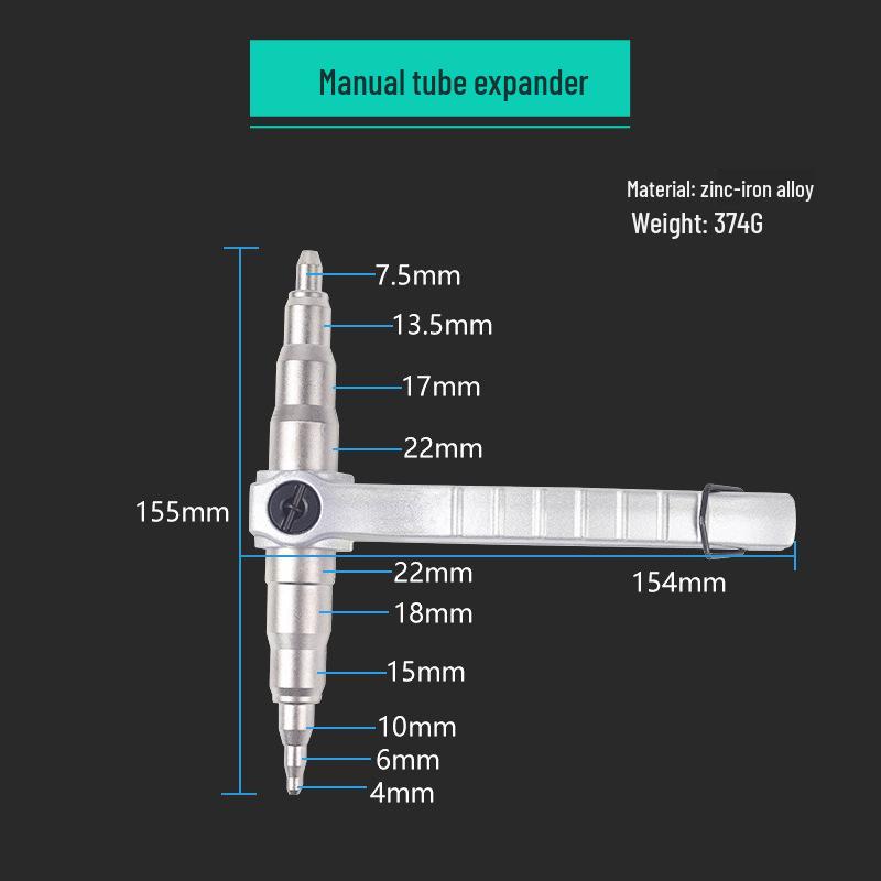 

ST-22 Расширитель медных труб: Ручной инструмент для ремонта систем кондиционирования и холодильного оборудования