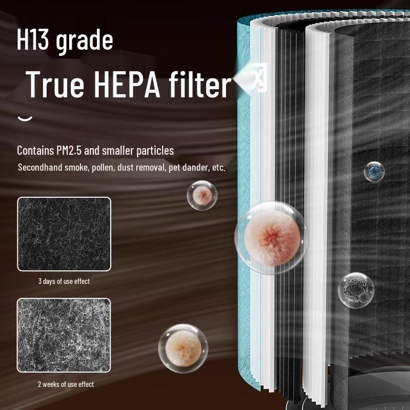 Negative Ion Air Purifier for Rice Products; Removes Formaldehyde, Smoke, Odors, and Indoor Haze—Ideal for Home and Dorm Use.
