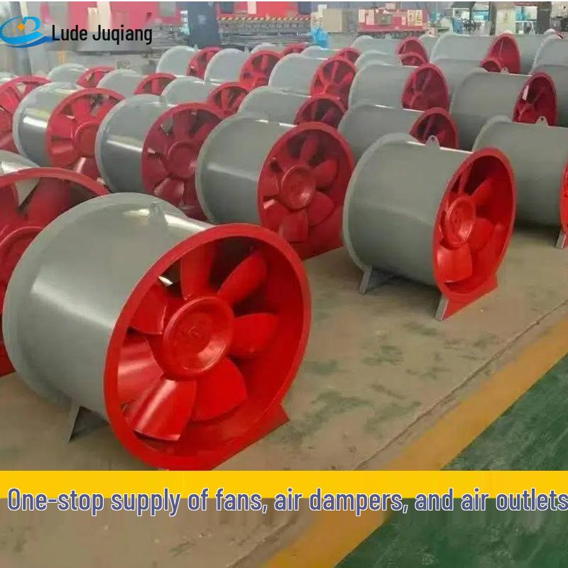 

Dual-Speed Axial Fan for Firefighting and Ventilation: Low-Speed for Normal Use, High-Speed for Emergency Smoke Exhaust.