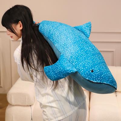 Giocattoli Peluche Balena Blu Delicati Carini e Affascinanti Cuscino Morbido da Dormire Adorabile Animale Marino Bambola Squalo Blu Regali per Data di Nascita