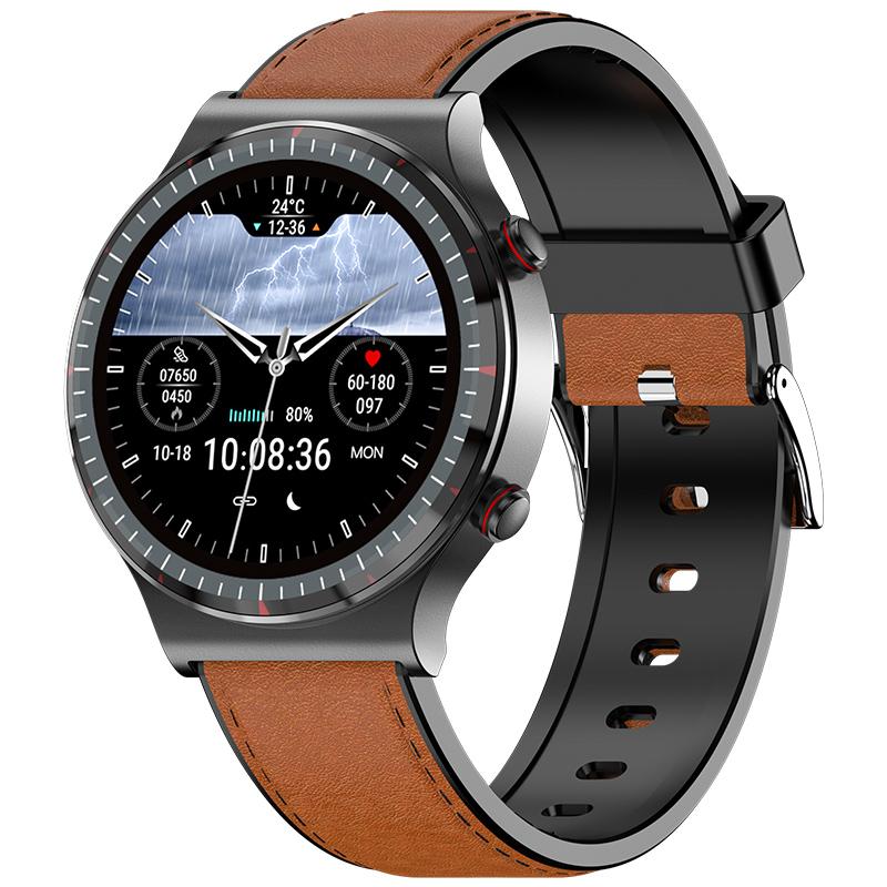 Medizinischer EKG PPG Gesundheitsmonitor Smartwatch Herren Damen Mehrkanal Optisch Körpertemperatur Blutdruck Spo2 Smartwatch