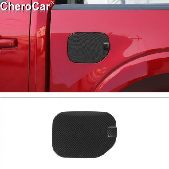 

Fuel Filler Gas Cap Tank Door Trim for Ford F-150 + Carbon Fiber Accessories