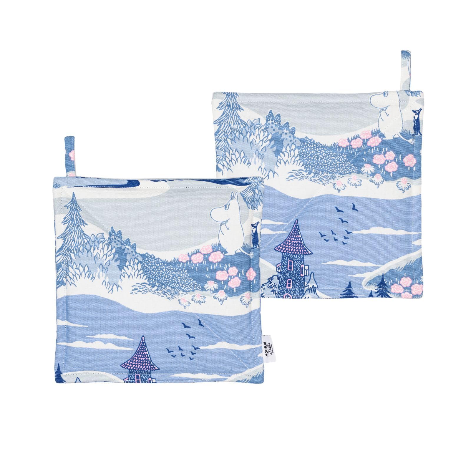 

Прихватка Moomin Arabia Home at Last, Набор из 2 шт., Синий, Прибл.. 22 х 22 см (1079569)