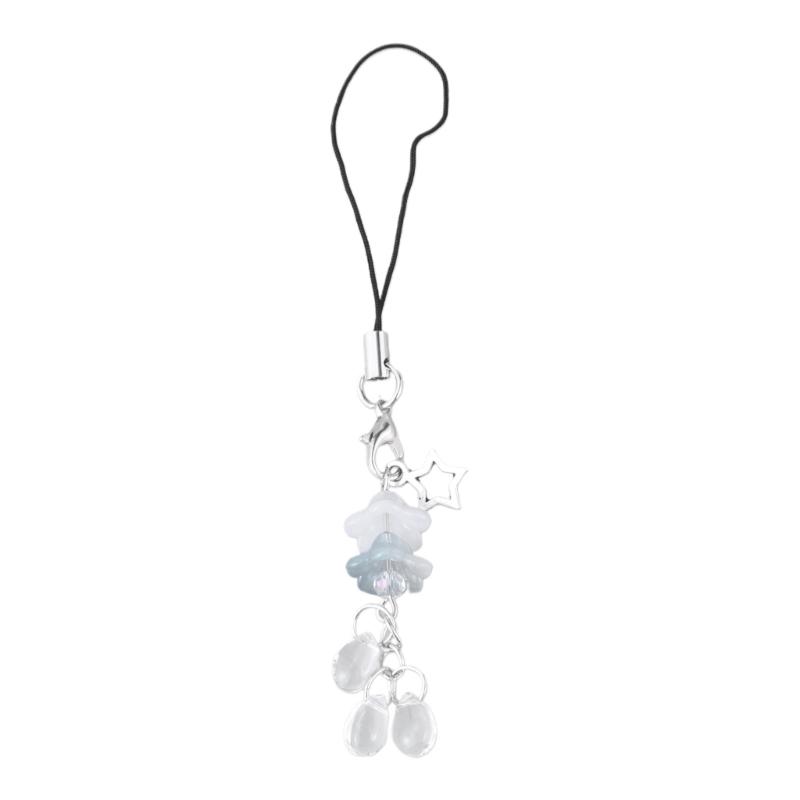 Phone Chain Sweet Keychain Jellyfish Pendant Ornament Backpack Bag Decoration