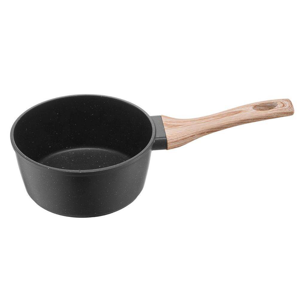 1.5 QT Saucepan, Nonstick Saucepan with Tempered Glass Lid, Multipurpose Cooking Sauce Pot with Detachable Handle, Sauce Pan Small Kitchen Cooking Pot