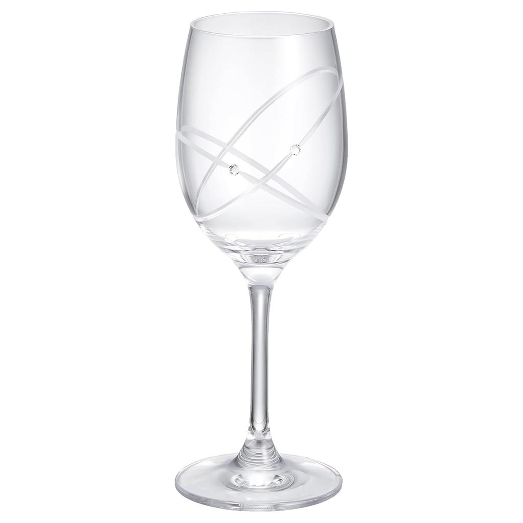Wedgwood Official Wedding Gift Promise with This Ring Pair Wine Wedding Gift for the Bride and Officially Imported Wrapping Glasses, 280ml,