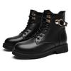 Autumn and winter new fashion velvet soft leather soft sole leather shoes Martin boots small short boots shoes