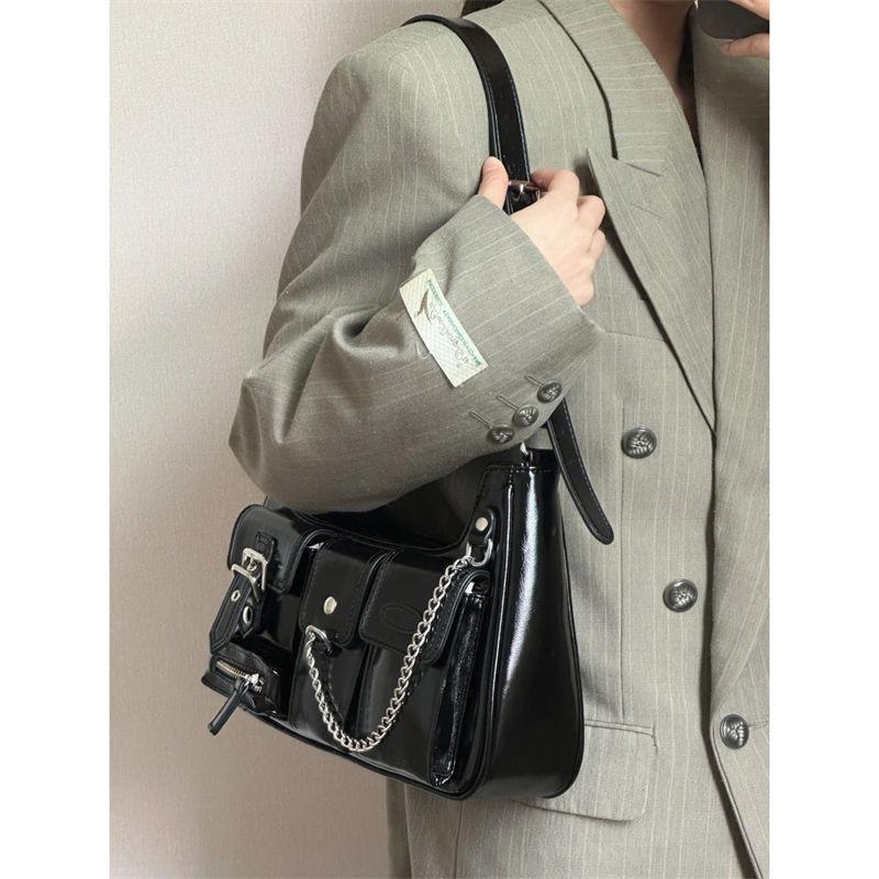 Modische Schulter-Umhängetasche für Pendler, Stilvolle Vielseitige Tragetasche, Trendige Mädchen-Tasche, Neue Ketten-Achseltasche