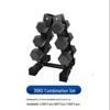 Yi Ning Rubber-Coated Hex Dumbbell Set