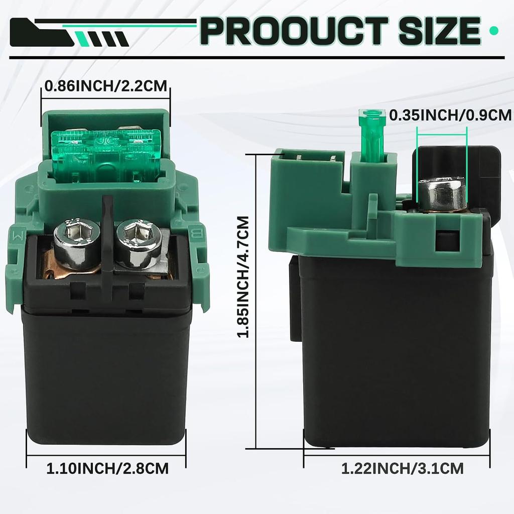 Starter Solenoid Relay Part for Honda Shadow 750 1300 VT750 1100 VTX 1100 | For CB500 CB750 CBR600 CBR600RR CBR300R for Kawasaki Vulcan 500 800 900