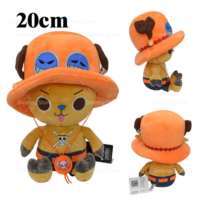 Original One Piece Plüschtier Gear 5 Luffy Sanji Brook Tony Tony Chopper Weiches Kuscheltier Kinder Echtes Anime-Geschenk