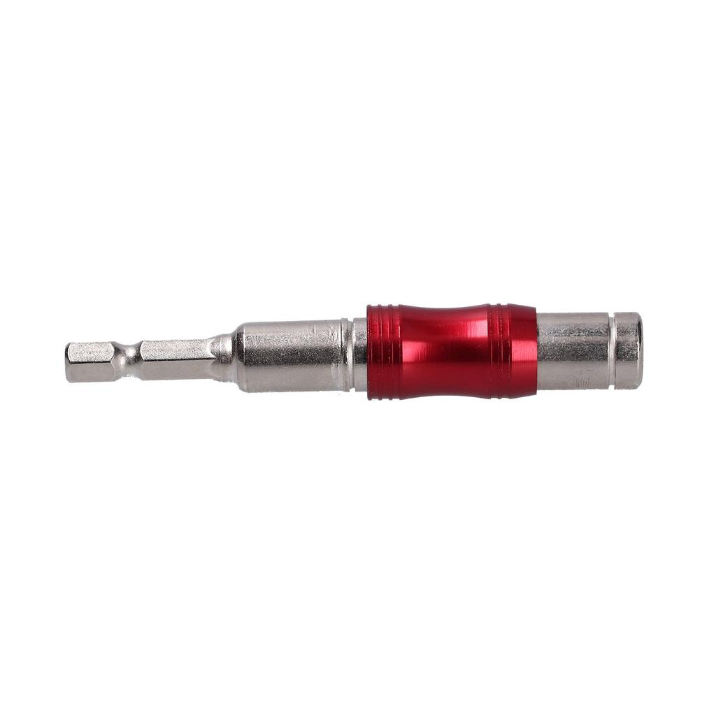 Hex Bit Tip Holder Chrome Vanadium Steel Self Locking Multi Angle Extension Rod for Electric Drill Screwdriver(Red