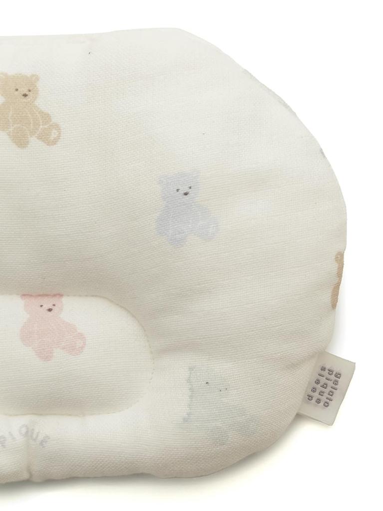 Plush Gauze Pillow PSGG252839OWHTF [Sleep][Baby]