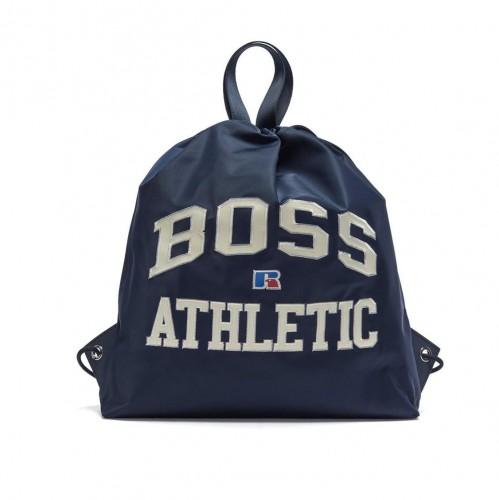 Hugo Boss Leather Drawstring Bag