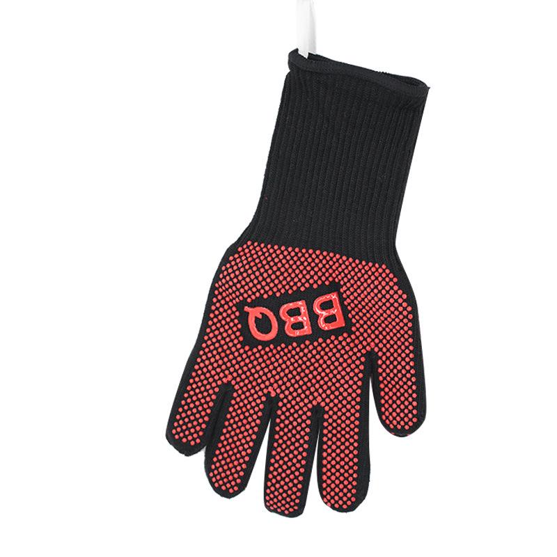 Heat-Resistant Flame Retardant Silicone BBQ Oven Gloves