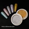 Solid Laser Powder for Nail Art: Gold, Silver, Titanium, and Mirror Glitter