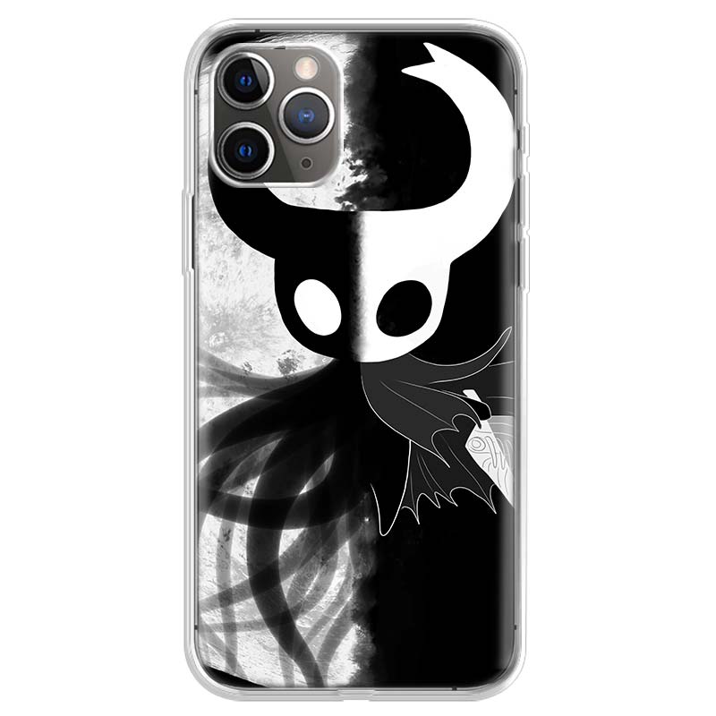 Hollow Knight Black Phone Case For iPhone 17 Air 11 13 Mini 14 15 Plus 16 12 Pro Max 16E SE 7 8 Pattern Soft TPU Back Cover  17
