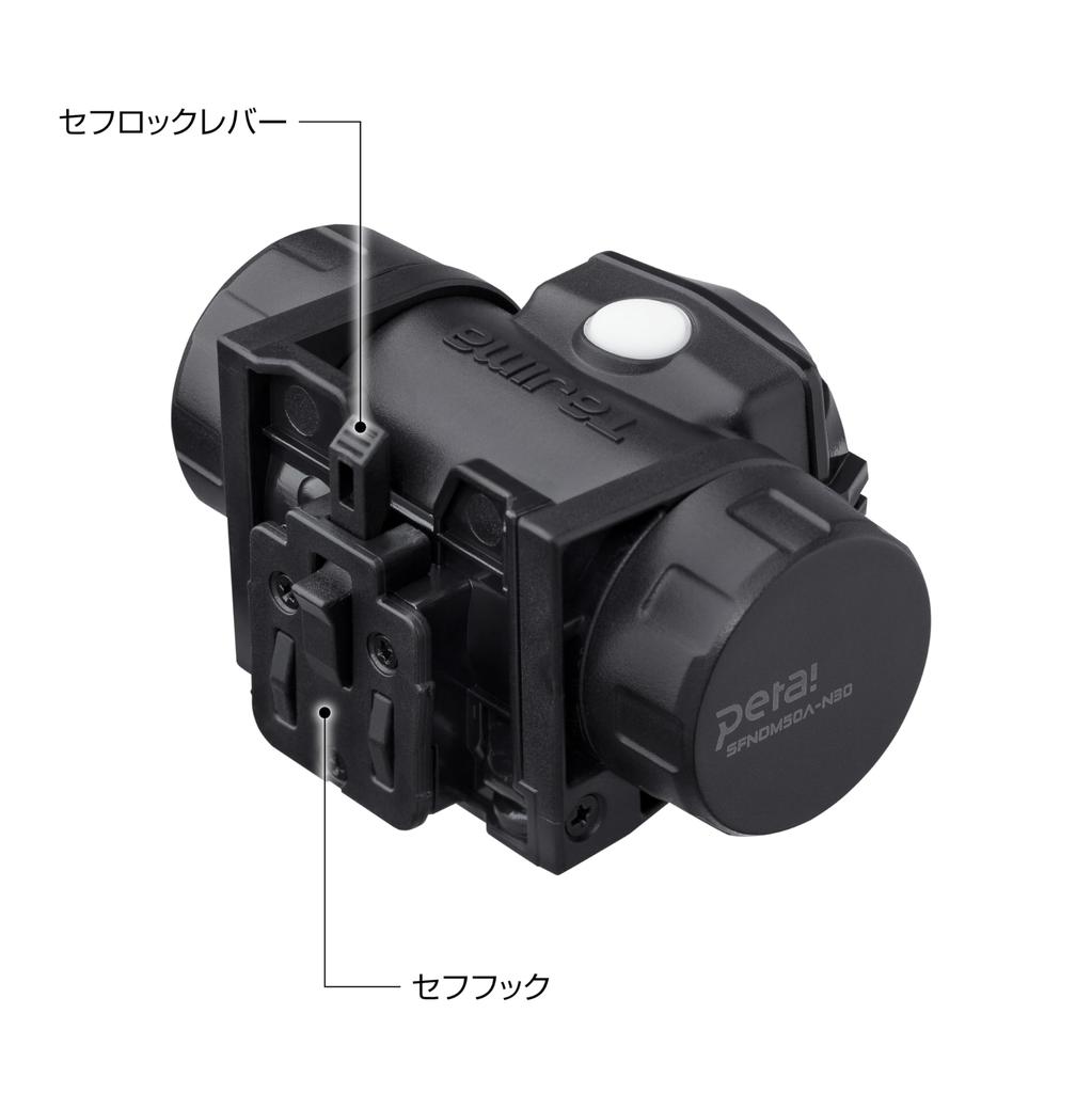 Tajima Safe Headlamp Large Rechargeable Compatible with All Types of Safety Helmets and Safety Compact and with an Integrated Power Features a