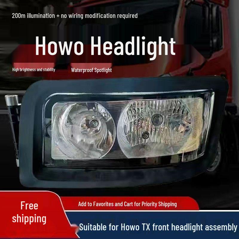 Howo TX & Shacman G7/C7H/C5H Truck Headlight Assembly