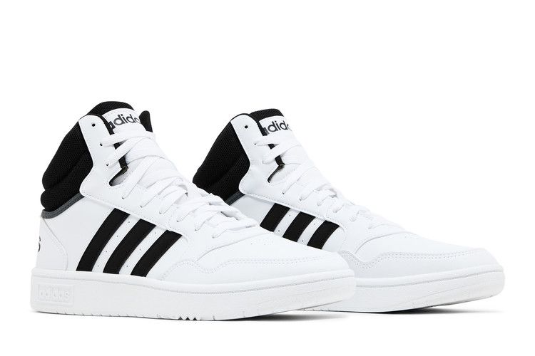 adidas Hoops 3.0 Mid Classic Vintage Core Black Cloud White