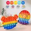 Rainbow Pop Push Bubblle Fidget Anti Stress Relief Toys for Adult Children Special Needs Sensory Toys Interactive Toys for Kids